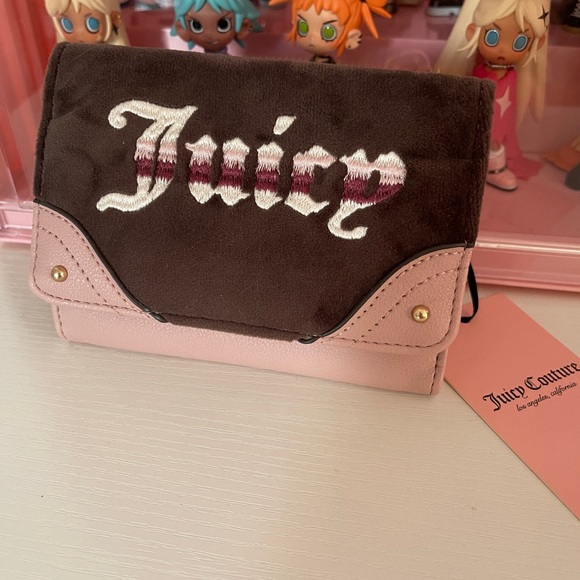 Juicy Couture Brown and Pink Shoulder Bag - Picture 4 of 6